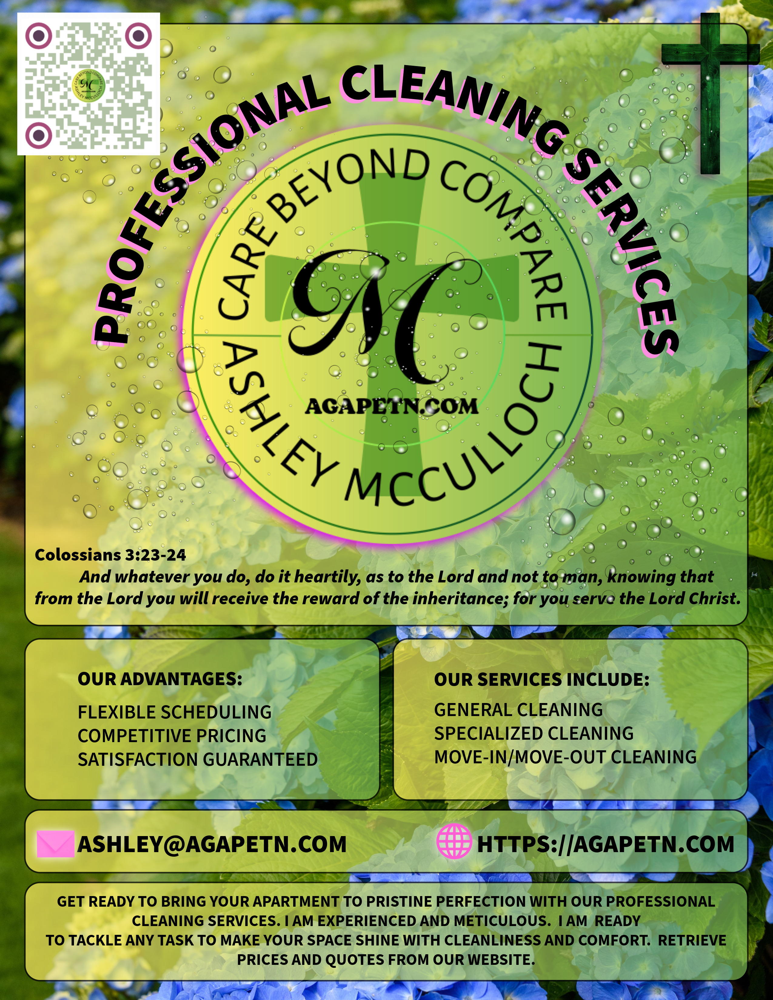 Ashley Cleaning Flyer